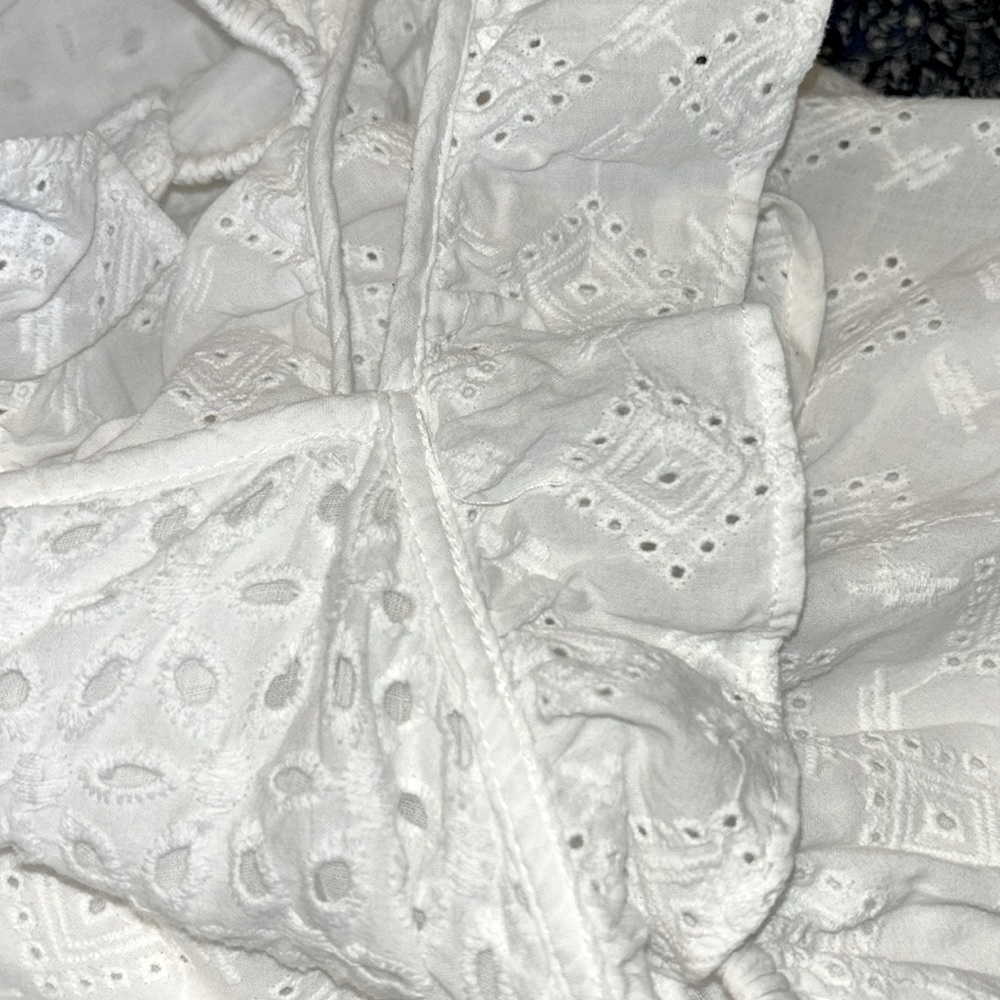 Patterned/Embroidered Mini Dress w Lining - Picture 12 of 13